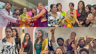 Celebrity’s at HK Permanent Makeup Grand Opening in Vizag | Siri Hanumanth Hug Deepthi Sunaina