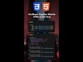 Parallax scrolling with css only | Shorts