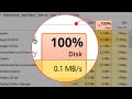 Fix 100% Disk Usage Windows 10 Windows 11 (High CPU Solved 2024)