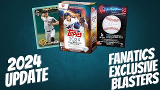 Huge hits!  Opening 5 2024 Topps Update Baseball Fanatics Exclusive Blaster Boxes! #baseballcards