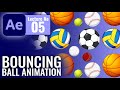After Effects Course For Beginners - Bouncing Ball Animation.