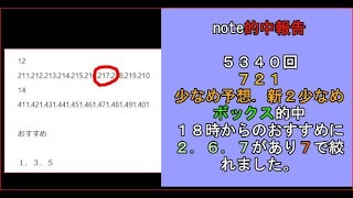 １月６日ナンバーズ４予想