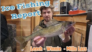 Ice Fishing Report: Leech Lake, Lake Winnie, and Mille Lacs Lake 02-06-2025