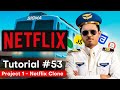 Netflix Clone Using HTML & CSS | Sigma Web Development Course - Tutorial #53