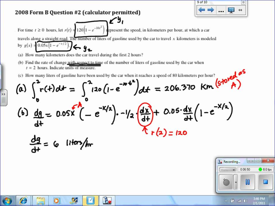 2008 Form B Question 2 - YouTube