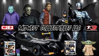 MIDWEST COLLECTIBLES LLC - C2E2 Chicago 2023 - Romeoville IL - NECA - DC Universe - Funko Pop - DC