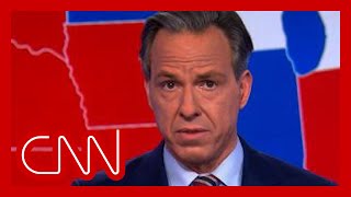 'Shockingly disappointing:' Tapper rebukes Trump's election speech