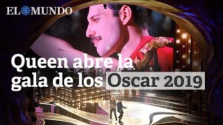 Queen abre la gala de los Oscar con una poderosa actuación