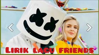 Lirik lagu Friends (Marshmello and Anne Merrie)