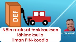 Näin onnistuu tankkaus lähimaksulla ilman PIN-koodia