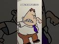 RUINING MR. KRUPP WITH POSCA #shorts #captainunderpants #posca #drawing #coloring #art