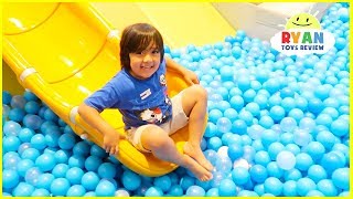 Indoor Playground for Kids Play Time + Outdoor Amusement Park!!!