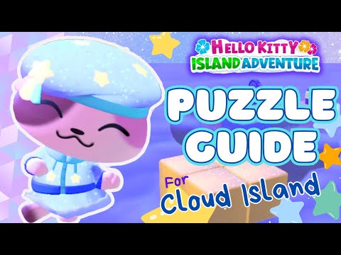 How to SOLVE ALL CLOUD ISLAND Puzzle Rooms Hello Kitty Island Adventure