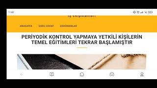 yeni haber, iş ekipmanları periyodik kontrol yapmaya yetkili kişilerin temel eğitimleri başladı