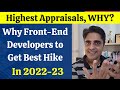 Why Front-End Developers to get best Hike, beating Full Stack to bag the best Appraisals in 22-23?