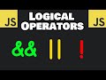 Learn JavaScript LOGICAL OPERATORS in 5 minutes ❗