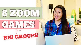 FUN ZOOM GAMES FOR BIG GROUPS OF ALL AGES | Virtual Game Ideas| Zoom Games for More Than 10 People