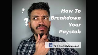 How To Breakdown Your NYCT Paystub In Less Than 3 Minutes!