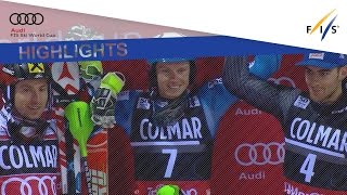 Highlights | Kristoffersen defends '3Tre' slalom title in Madonna di Campiglio | FIS Alpine