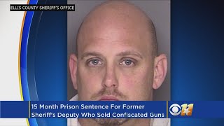 Former Ellis County Deputy Sentenced For Stealing & Selling Guns From Evidence Room