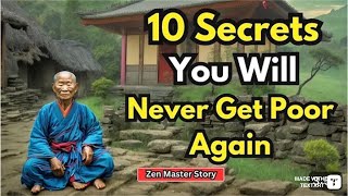 10 Secrets You Will Never Get Poor Again Mind Blowing Zen Master Story