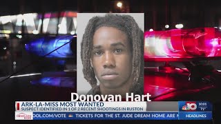 Suspect identified in 1 of 2 shootings in Ruston