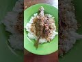 Menu makan nasi putih dgn ikan goreng bumbu balado #shorts