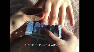 Ma Soirée Nail Wraps - 4 Step Application Process