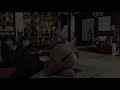 morning chanting at ichibataji buddhist zen temple 一畑薬師 朝のおつとめ