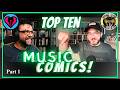 TOP 10 MUSIC COMICS, feat. Off My Shelves! Part 1