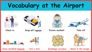 30 English Vocabulary at The Airport✈ Vocabulary word in Use