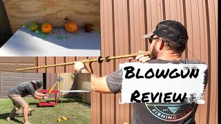 Shooting my Slockmaster Blowgun (Big Bore .625)🏹🍎🍐🍊🍈😳🕺🏼