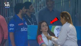 Nita Ambani got unconscious when the crowd started shouting "Rohit Sharma" during MI vs SRH IPL