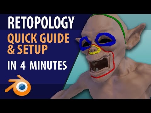 RETOPOLOGY Setup & Guide | FAST | Blender - YouTube