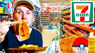 24 HOURS LIVING ON 7-ELEVEN FOOD ONLY IN JAPAN