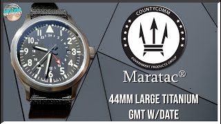 Another Classic! | CountyComm Maratac 100m Titanium Quartz GMT w/Date Unbox \u0026 Review