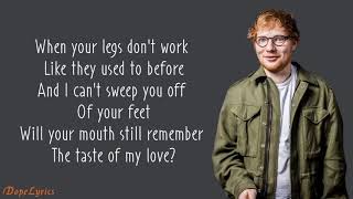 Ed sheeran - thinking out loud (lyrics)
