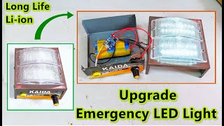 Upgrade 4v Rechargeable LED Light / Lead acid to Li-ion Battery conversion| POWER GEN