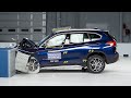 2016 BMW X1 moderate overlap IIHS crash test