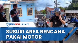 Ridwan Kamil Blusukan ke Korban Gempa Cianjur, Naik Motor Sendiri dan Berjalan di Reruntuhan