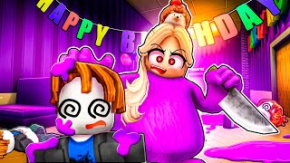 Madison IS Grimace!! Survive the Slasher on Roblox!