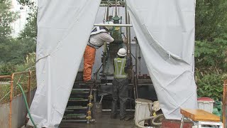 新幹線トンネル残土受け入れ候補地で本格調査開始【HTBニュース】