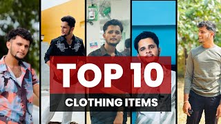 The ONLY 10 Clothing Items A Man Needs In His Closet 👕👖🦕…. #feed #youtubefeed #fashion #viralvideo