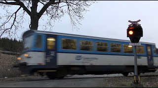 Železniční přejezd Oslavička - 9.3.2019 / Czech railroad crossing