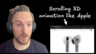 Let's make a scrolling 3D animation like Apple