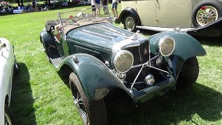 1937 Jaguar SS100 - Exterior and Interior - Oldtimer-Meeting Baden-Baden 2023