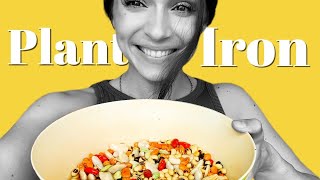 🔴 PLANT IRON - Vegan HIGH IRON FOODS and HOW TO Eat Enough - Watch If You're On a Plant-Based Diet