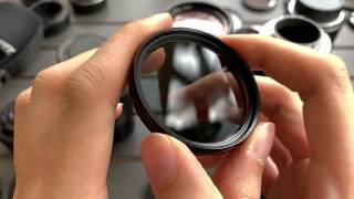 49mm Hoya Circular Polariser For Camera Lenses ( DEMO )