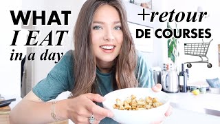 WHAT I EAT IN A DAY + Retour de Courses | SleepingBeauty