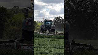 🔊Real sound from 🤩cutting 🍀alfalfa with a 💚Fendt 939 Vario and 💚❤️Claas Disco 9300 \u0026 3200 FC😍🔥